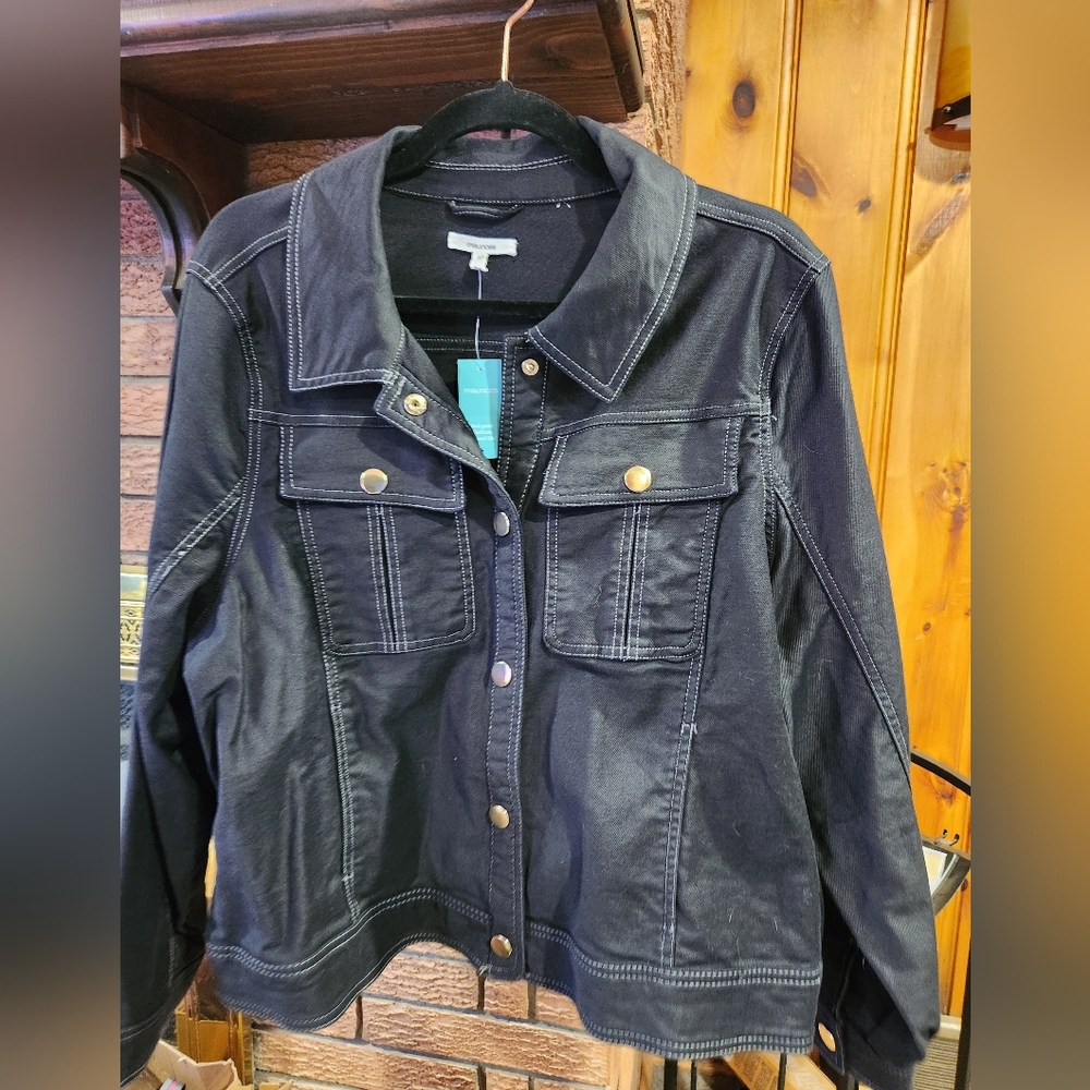 Maurices Women's Black Denim Jacket
